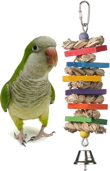 Super Bird Creations Seagrass Wafers Bird Toy， Medium