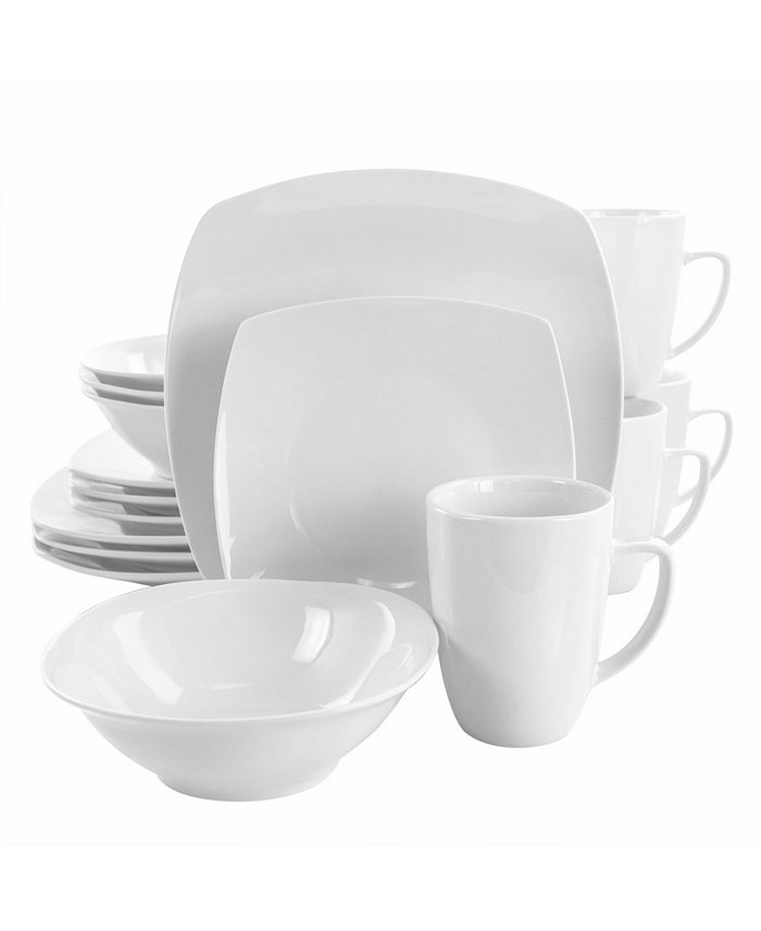 Elama Bishop Dinnerware Set of 16 Pieces