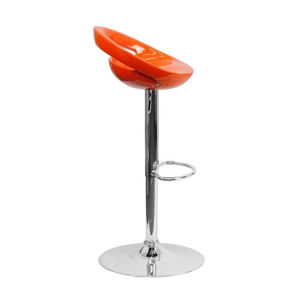 Plastic Adjustable Height Bar Stool