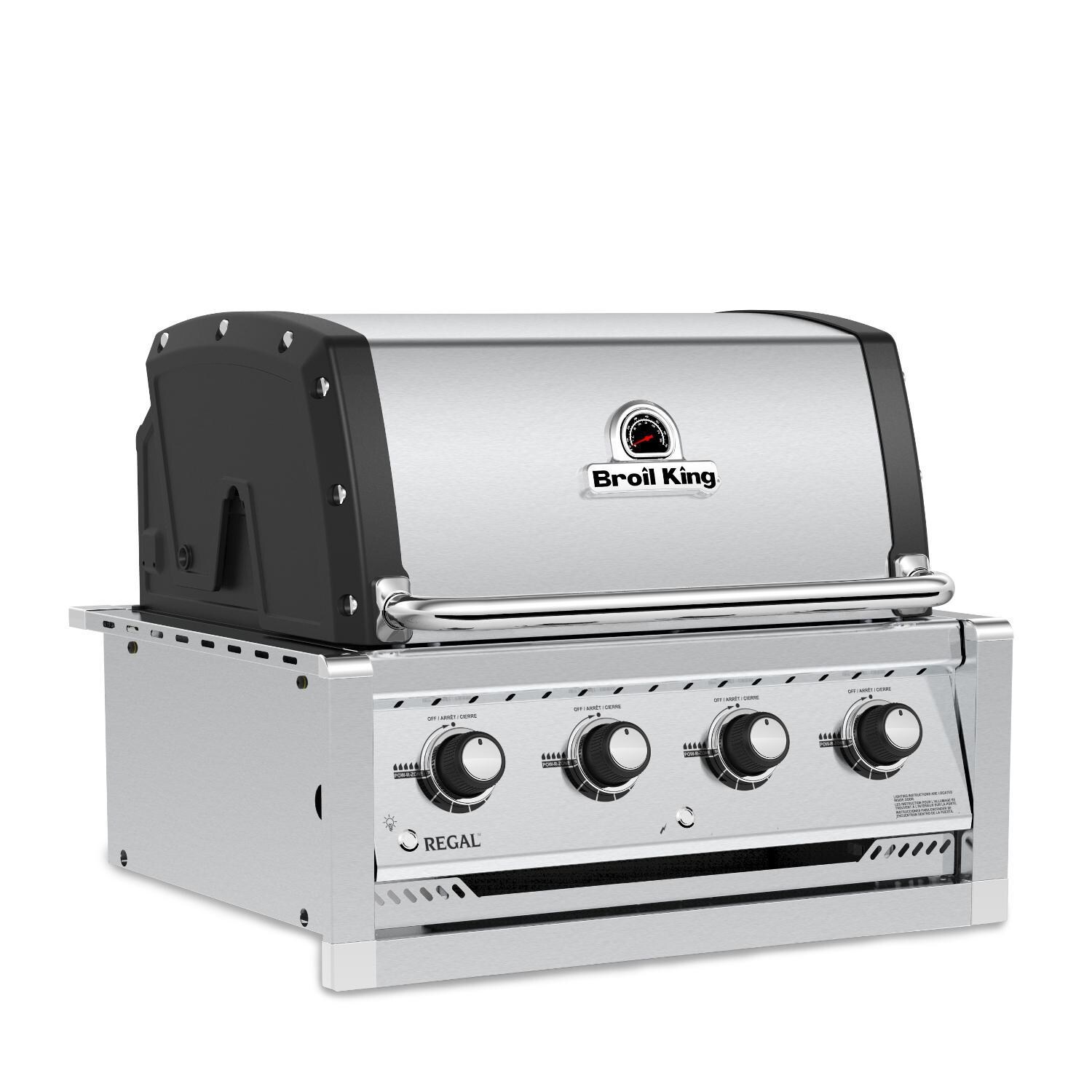 Broil King Regal S420 4-Burner Built-In Propane Gas Grill