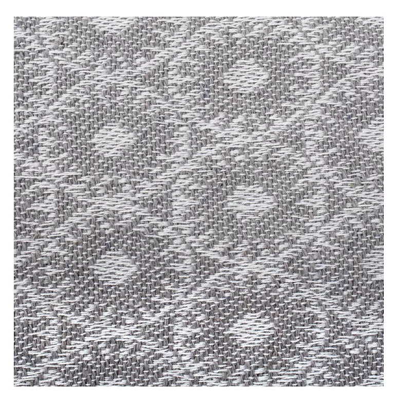 Gray and White Rectangular Throw Blanket 50 x 60