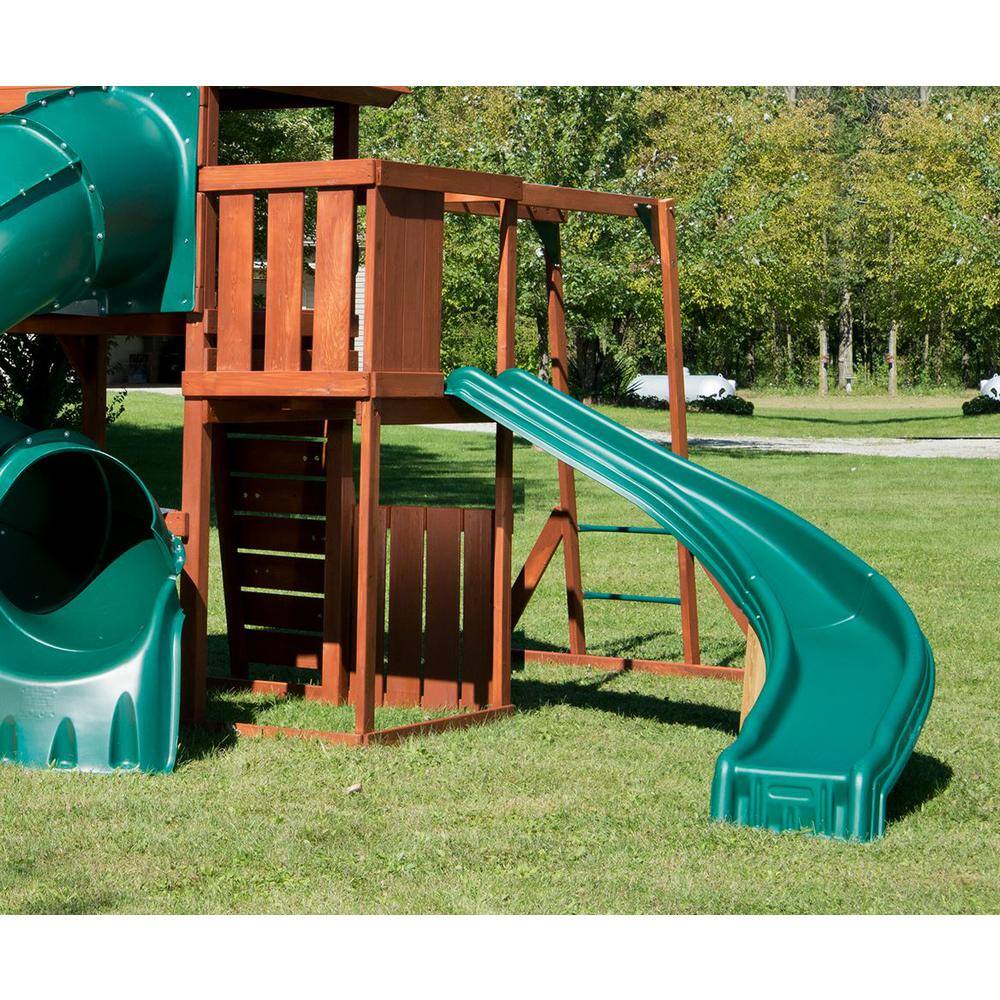 Swing-N-Slide Playsets Green Side Winder Slide NE 4678-1HD