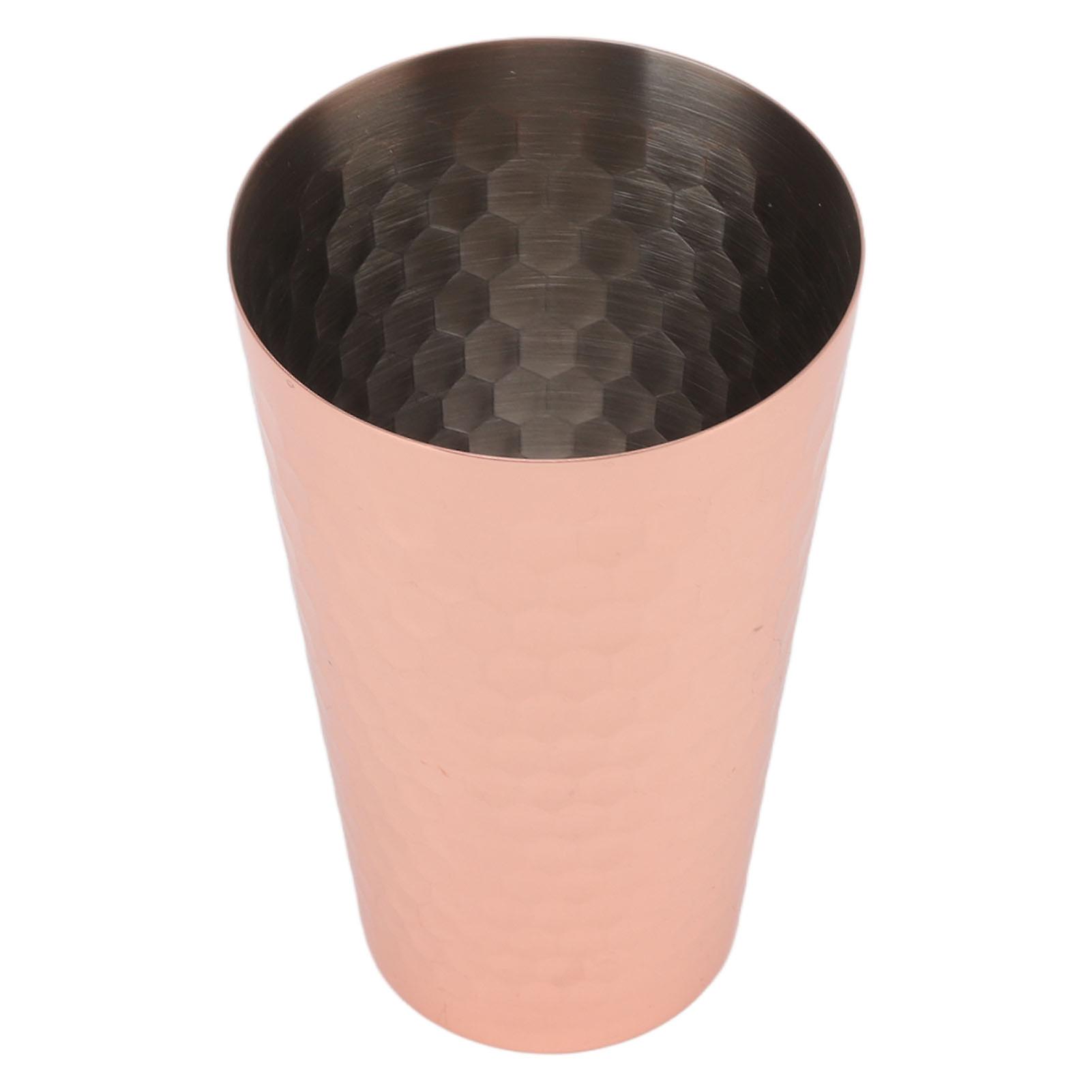 Drinking Cup 304 Stainless Steel Hammered Multipurpose Moscow Mule Mug for Bar Home Copper Plating