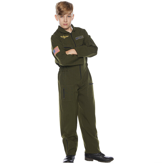 Underwraps Kid's Flight Suit Costume