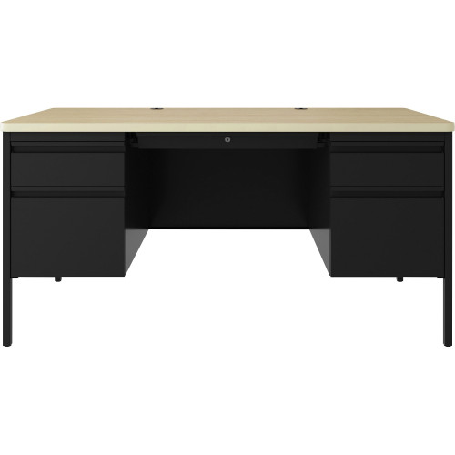 Lorell Fortress Double-pedestal Teacher's Desk (03155)