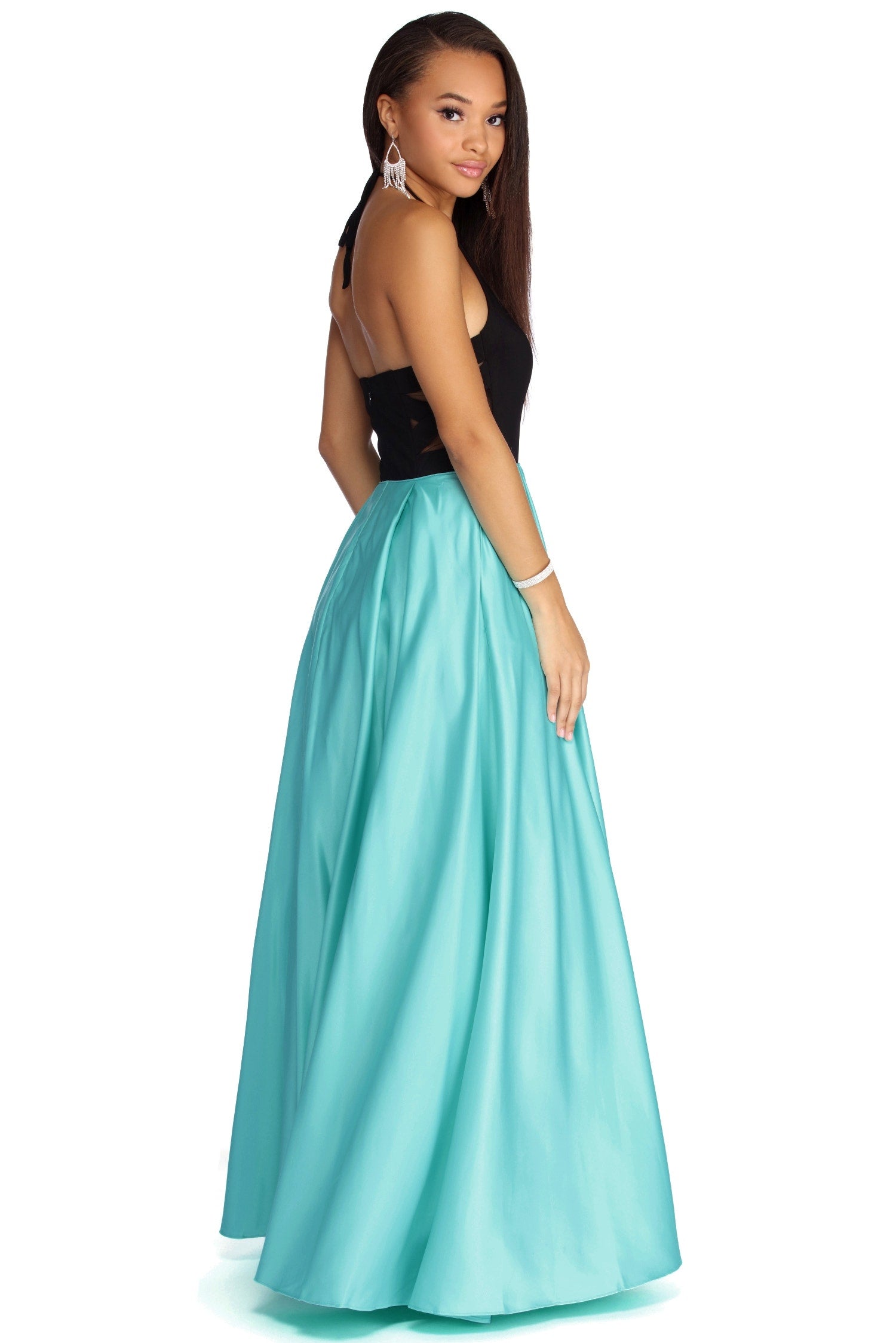 Caitlyn Formal Halter Ball Gown