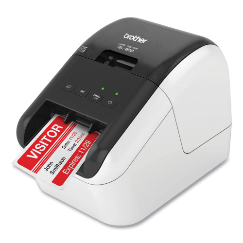 Brother QL-800 High-Speed Professional Label Printer， 93 Labels/min Print Speed， 5 x 8.75 x 6