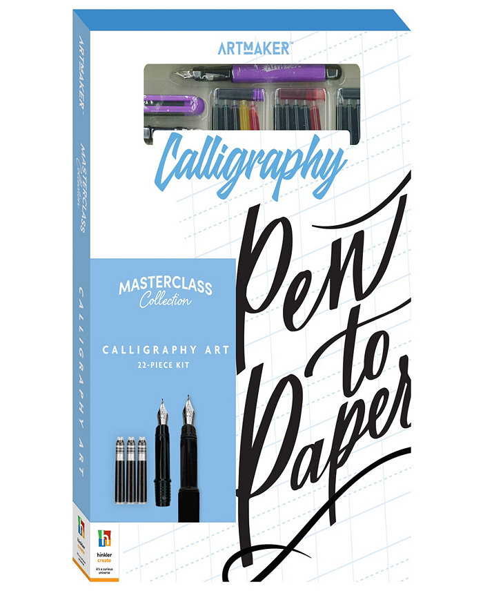 Art Maker Master class Collection Calligraphy Art Kit Beginner To Advanced Calligraphy Calligraphy Guide Calligraphy Equipment Craft Kits Arts And Craft For Adults