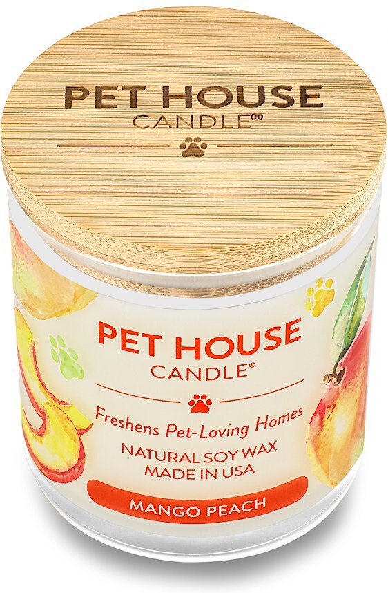 Pet House Mango Peach Natural Soy Candle