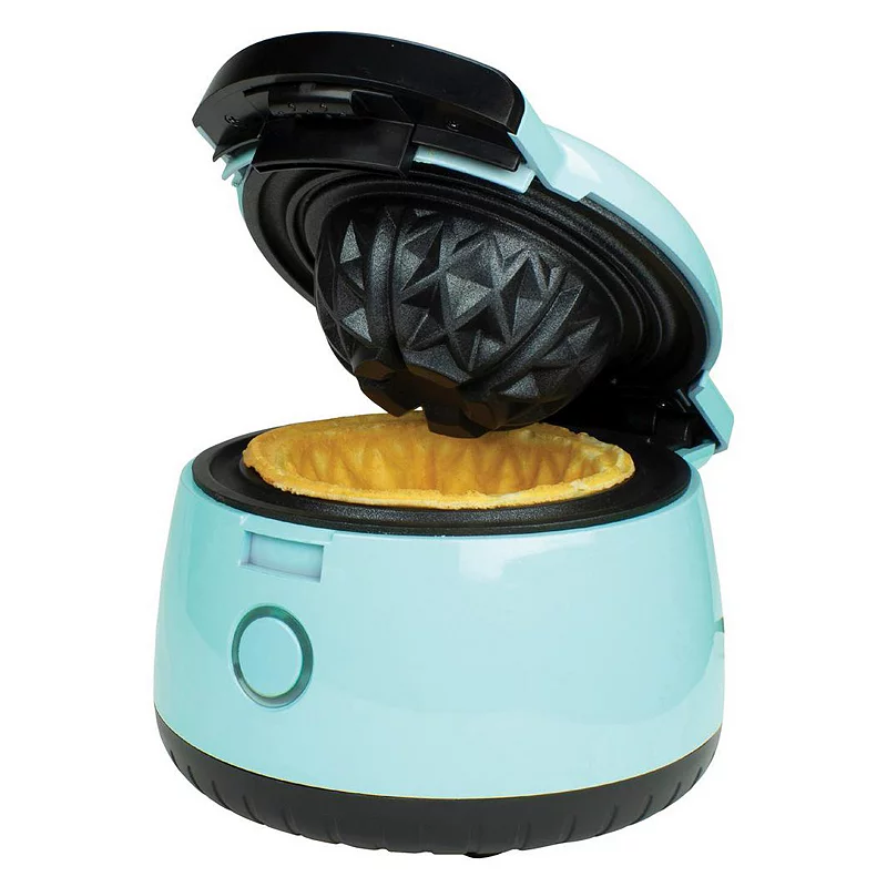 Brentwood 5 Inch Electric Waffle Bowl Maker in Blue