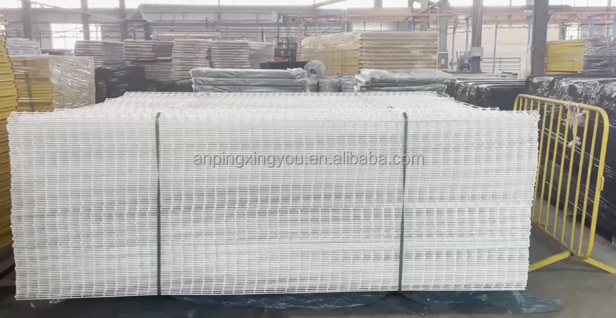 Factory Outdoor 3d bend Welded Wire Garden Fence 3D curved safety guardrail panel