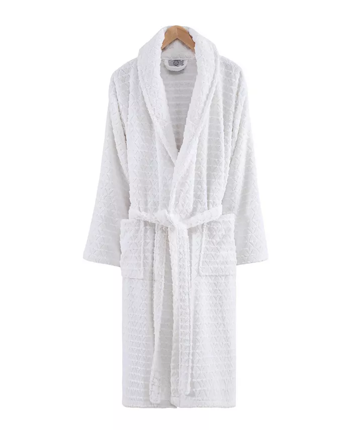 OZAN PREMIUM HOME Azure Unisex Collection Terry Cloth Bathrobe