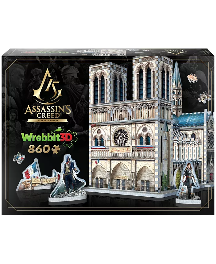 University Games Wrebbit Assassins Creed Unity Notre-Dame 3D Puzzle  860 Pieces