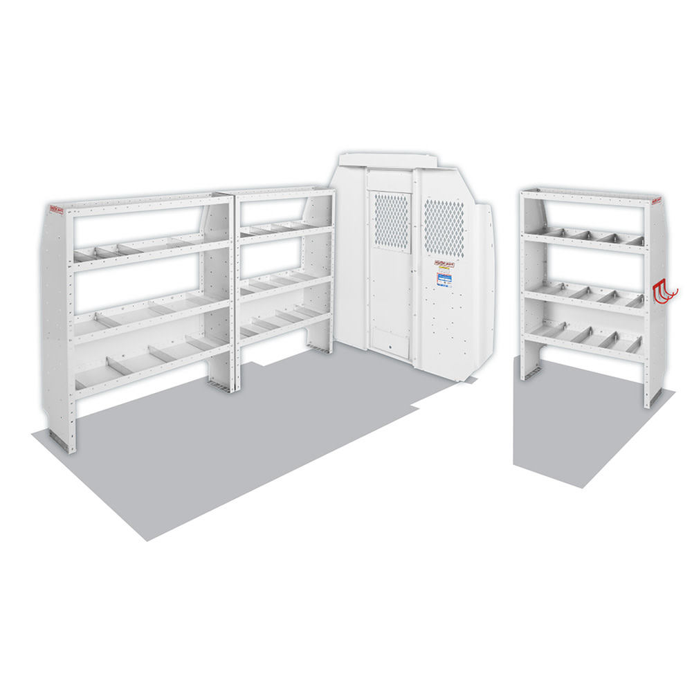 Commercial Shelving Package for High-Roof, 118 Inch Wheel Base RAM ProMaster Vans