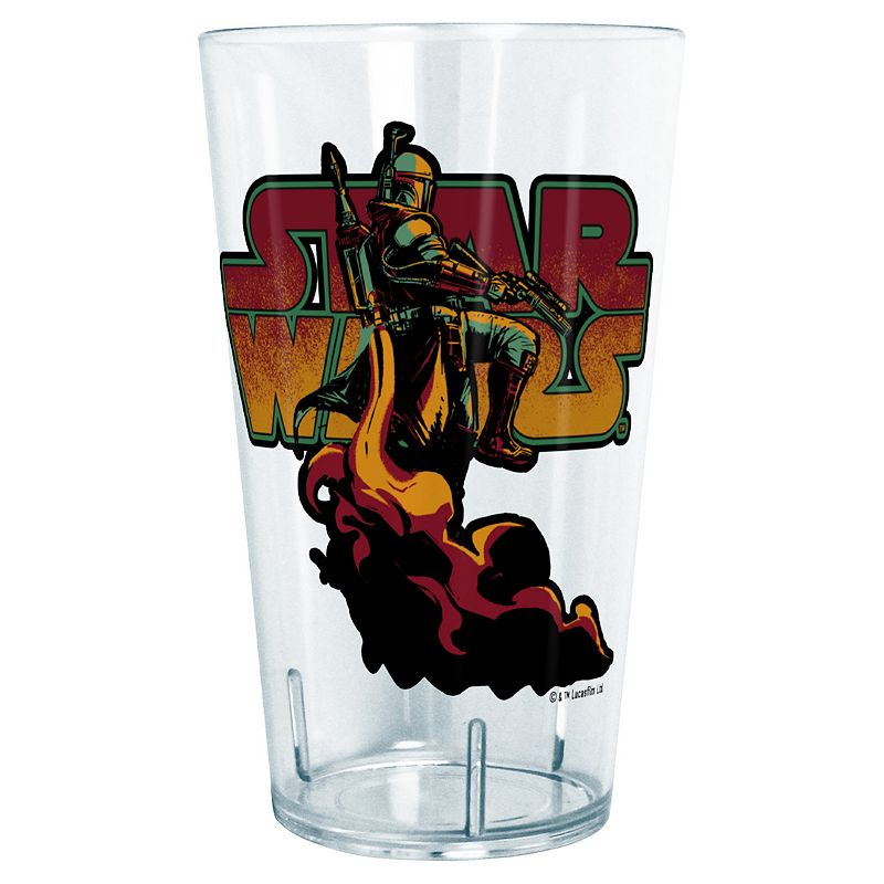 Star Wars Logo Fett 24-oz. Tritan Glass