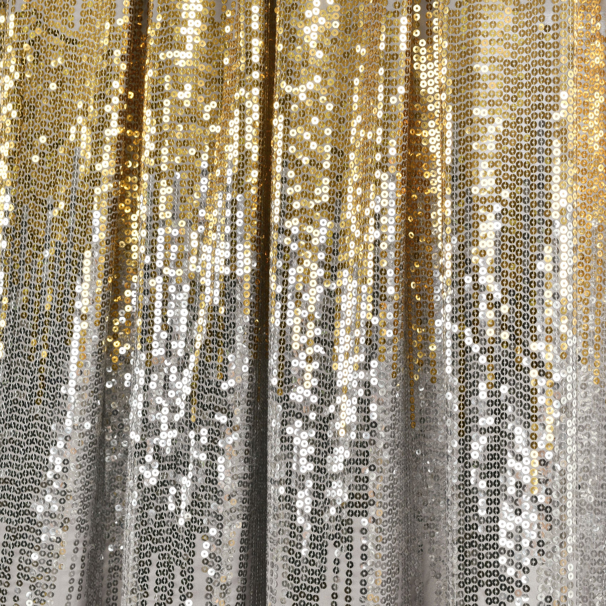 Shimmer Sequins Window Curtain Panel Set