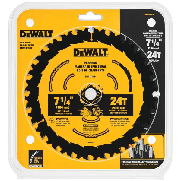 DEWALT 7 1/4 24T Saw Blade