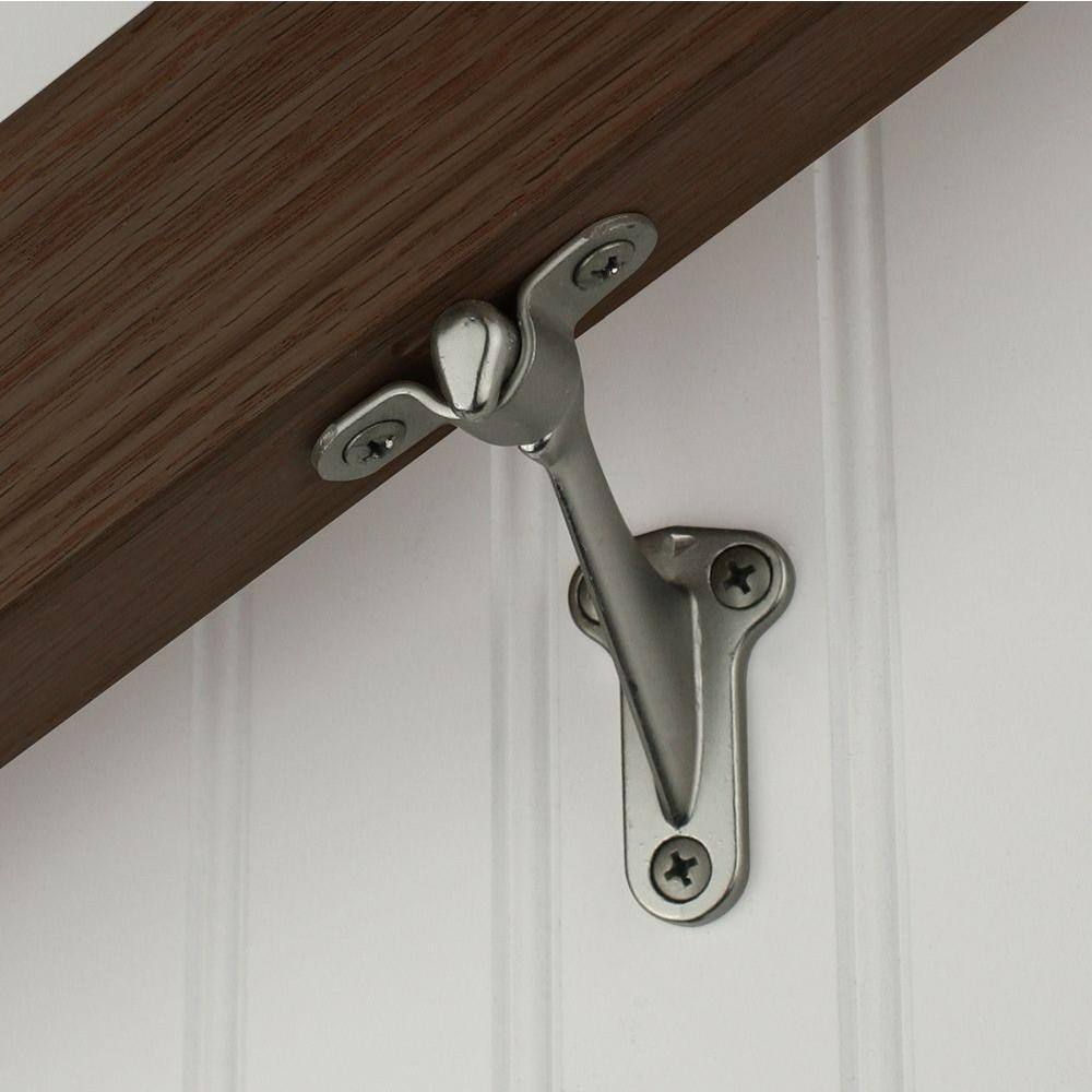 Everbilt Satin Nickel Light-Duty Handrail Bracket 15101