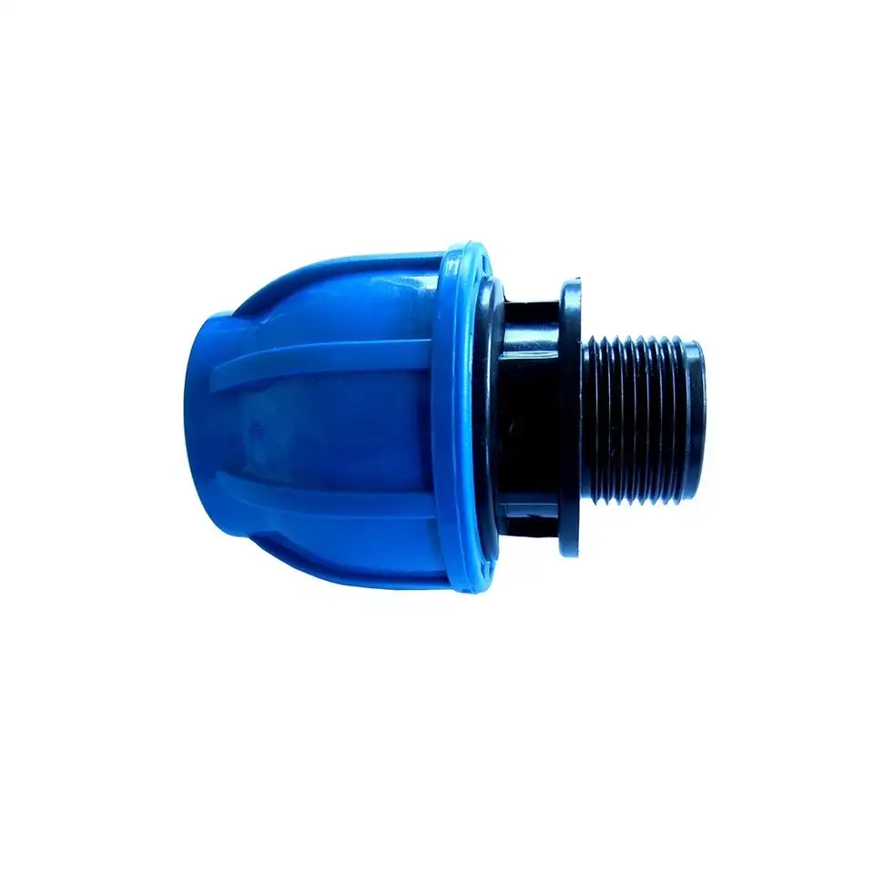 Hot Selling PE Pipe Connection PP Equal Tee Compression Fittings