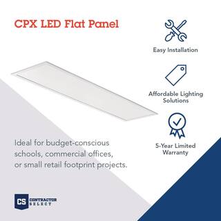 Lithonia Lighting Contractor Select CPX 1 ft. x 4 ft. 4280 Lumens Integrated LED Panel Light Switchable Color Temperature CPX 1X4 ALO7 SWW7 M4