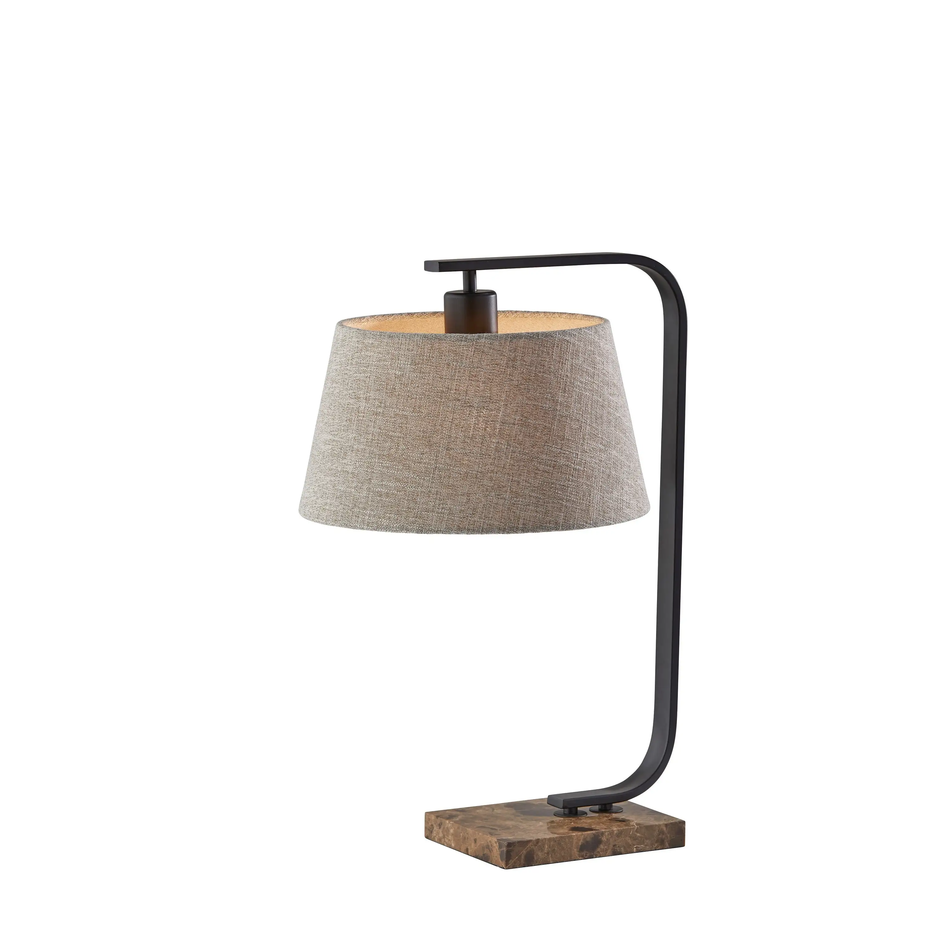 Adesso Bernard Matte Black Table Lamp