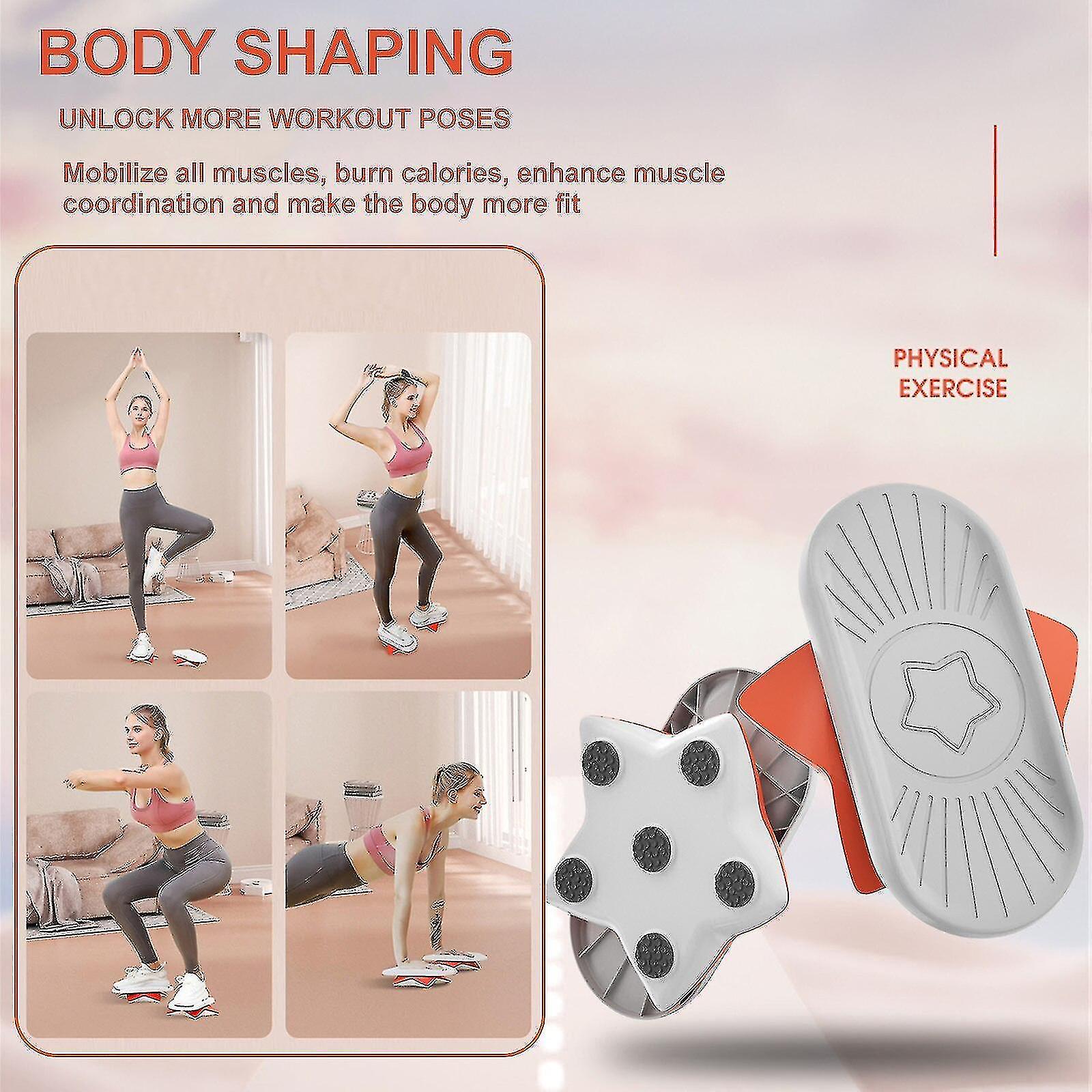 Fitness Waist Yoga Twister Balance Board Aerobic Exercise Hips Thin Waist Gym Home Training Double Pedal Fitness Equipment E2