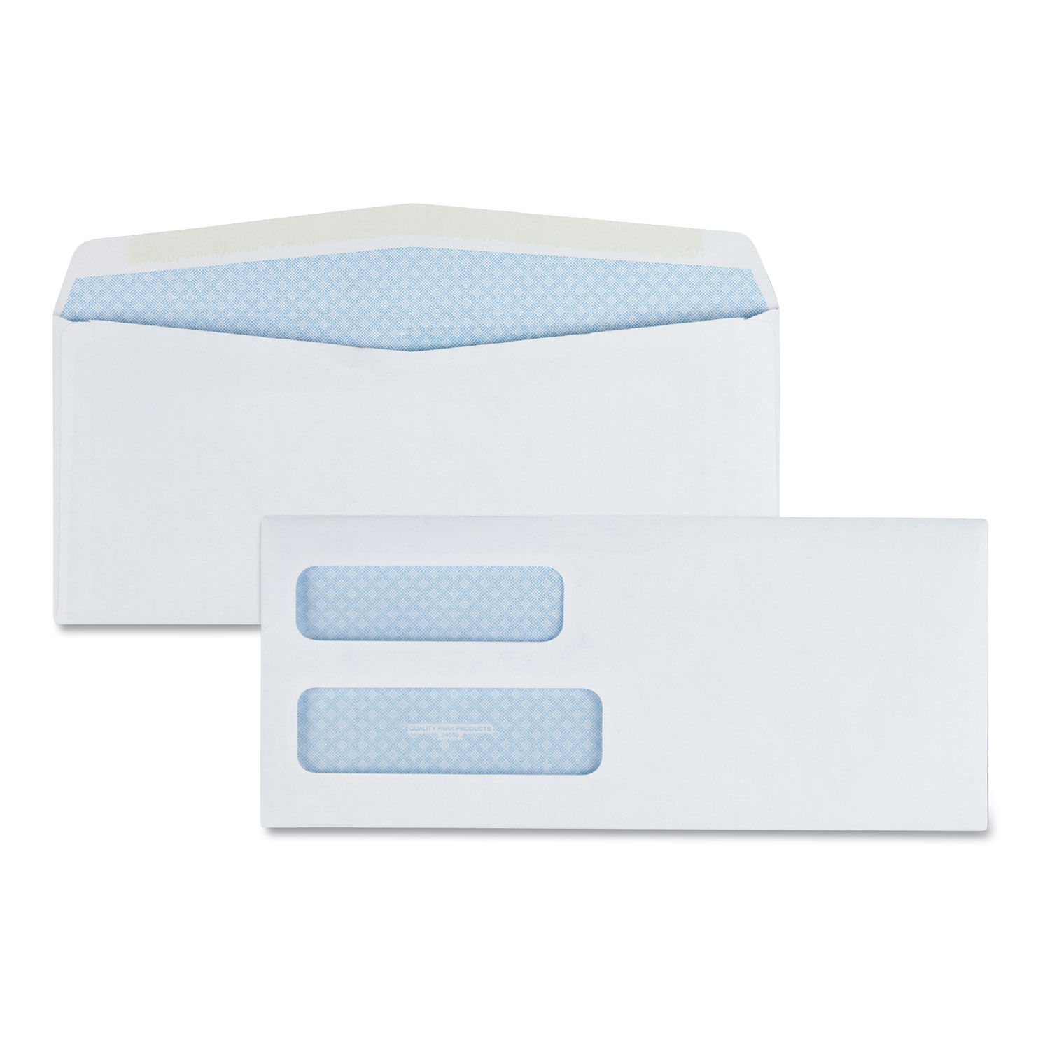 Double Window Security-Tinted Check Envelope by Quality Parkandtrade; QUA24550