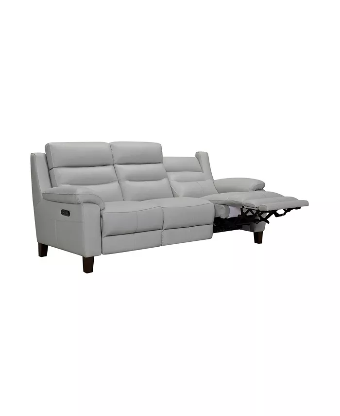 Armen Living Hayward 82 Genuine Leather Power Reclining Sofa