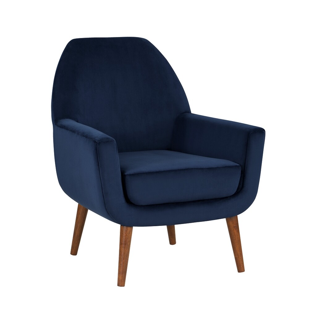 Adrian Mid Century Velvet Arm Chair by Greyson Living