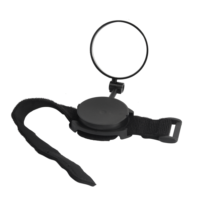 RIDERACE Rearview Mirror With Wristband 360 Degrees Rotating Adjustable MTB Bike Wrist Band Rear View Mirrors Cycling Equipment