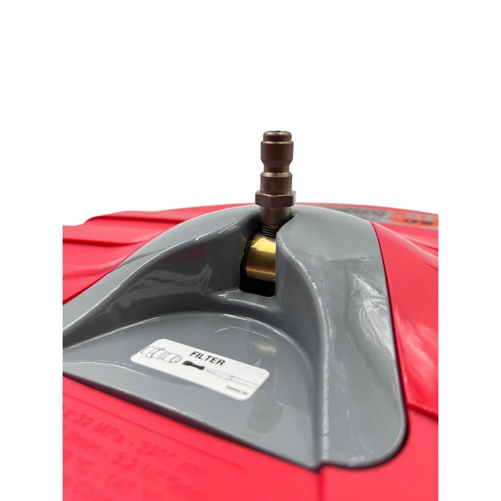 AR North America 3200 Max Psi 15 in. Dia Rotary Surface Cleaner for Pressure Washer in Red MLSC15