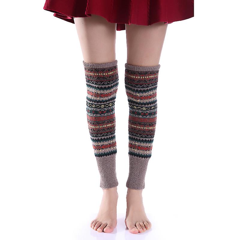 Women Set Of 3 Wool Knit Leg Warmer Boot Warmer