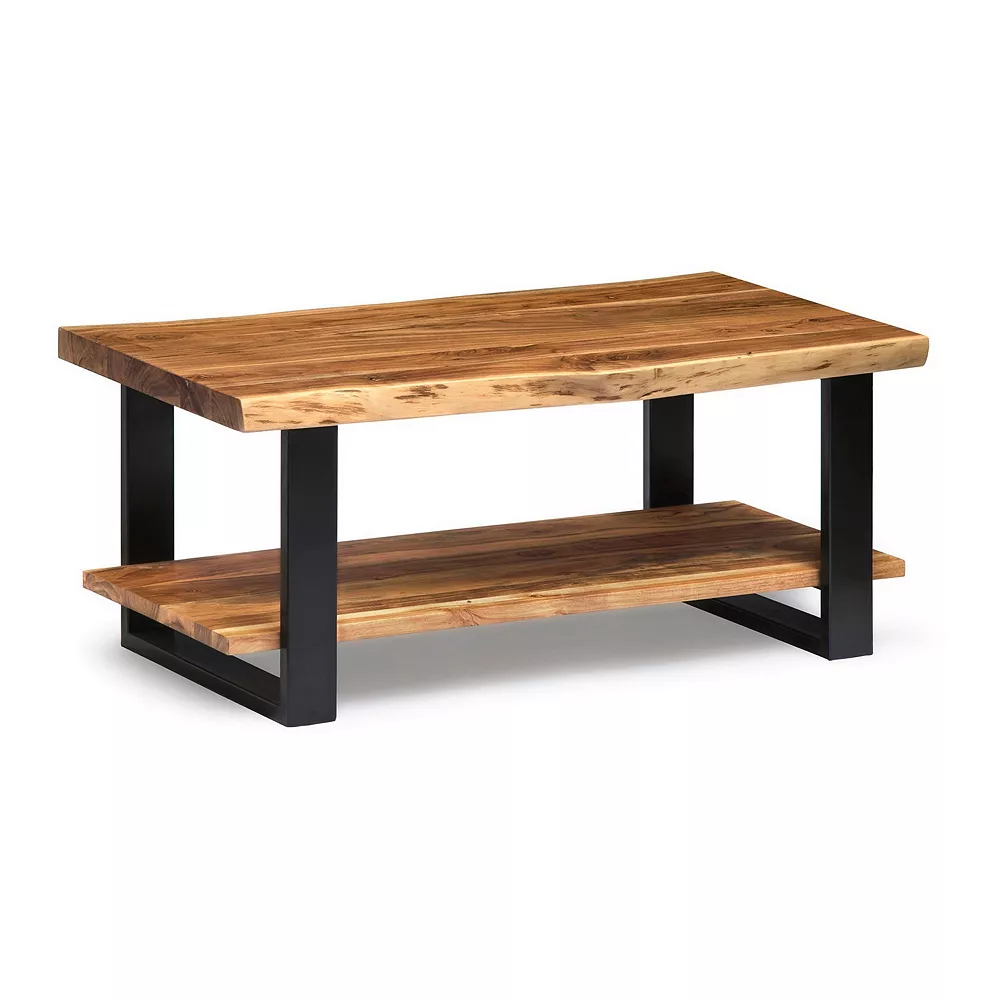 Alaterre Furniture Alpine Live Edge Coffee Table