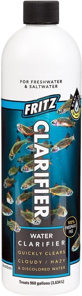 Fritz Clarifier Aquarium Water Conditioner， 16-oz bottle