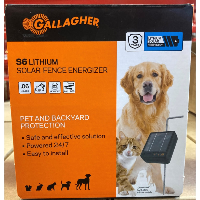 FENCE ENERGIZER SOLAR S6