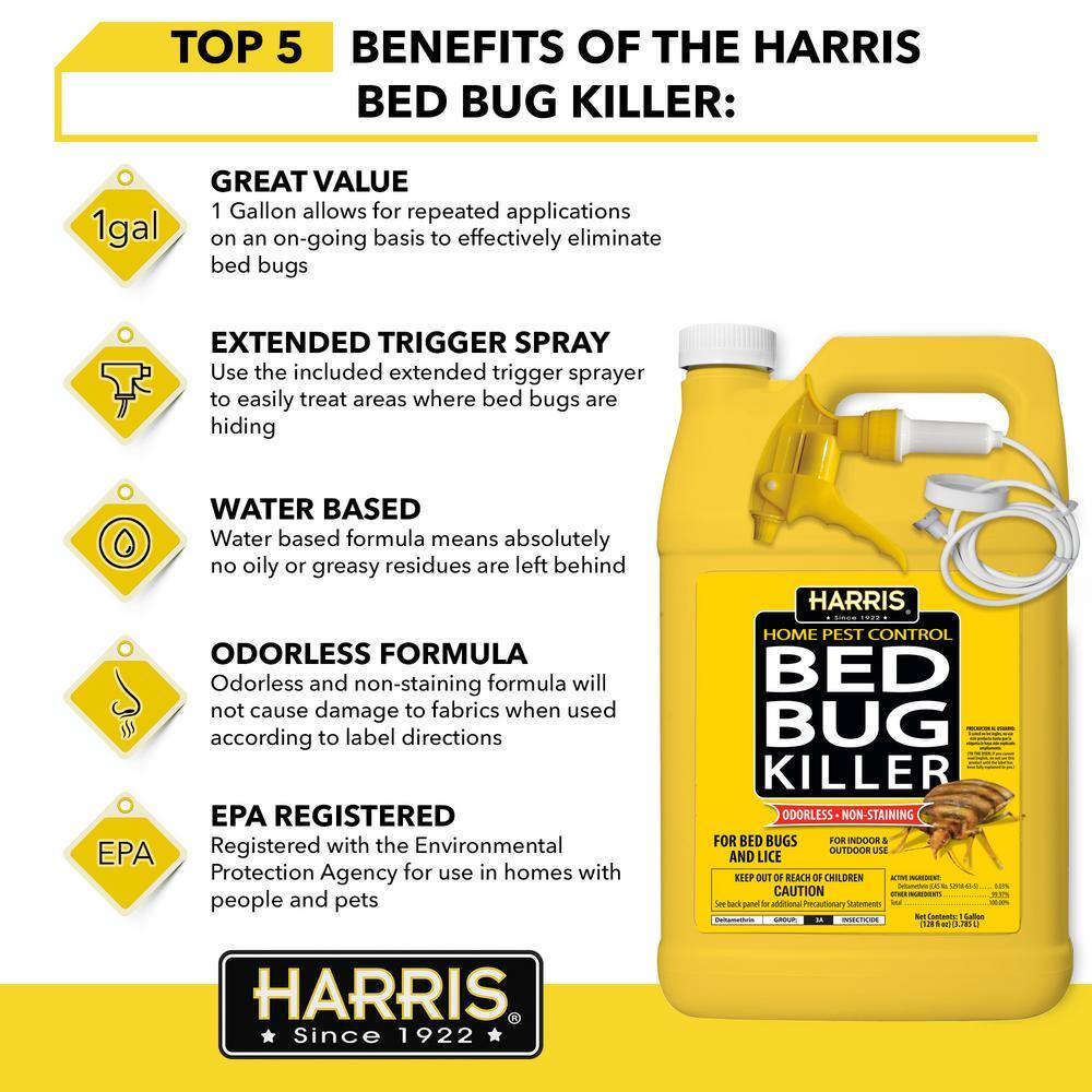 Harris 1 Gal. Bed Bug Killer HBB-128