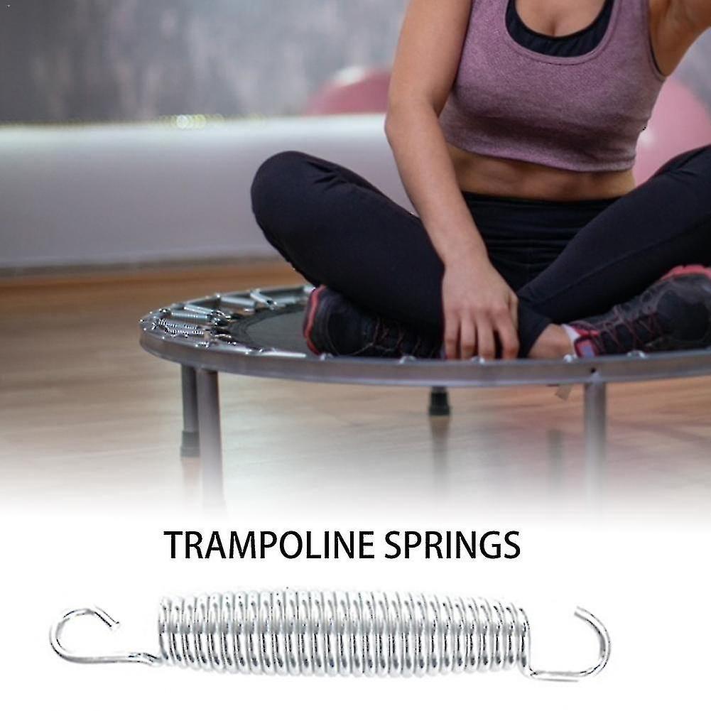 10pcs Trampoline Springs Heavy Duty Galvanized Steel Springs Replacement Kit Pull Spring Hook Waist Drum Bow Accessories