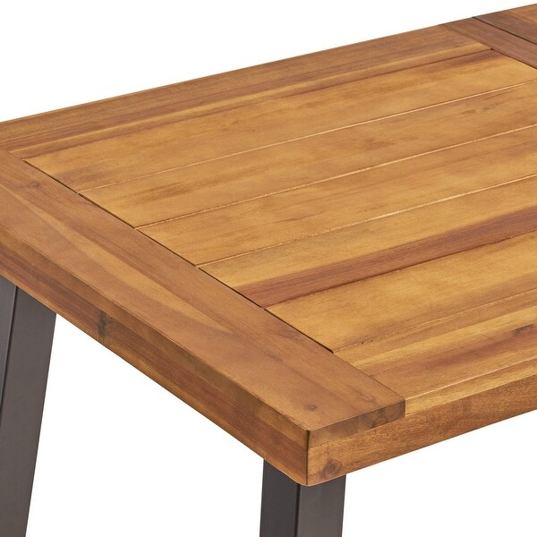 Della Acacia Wood Dining Table