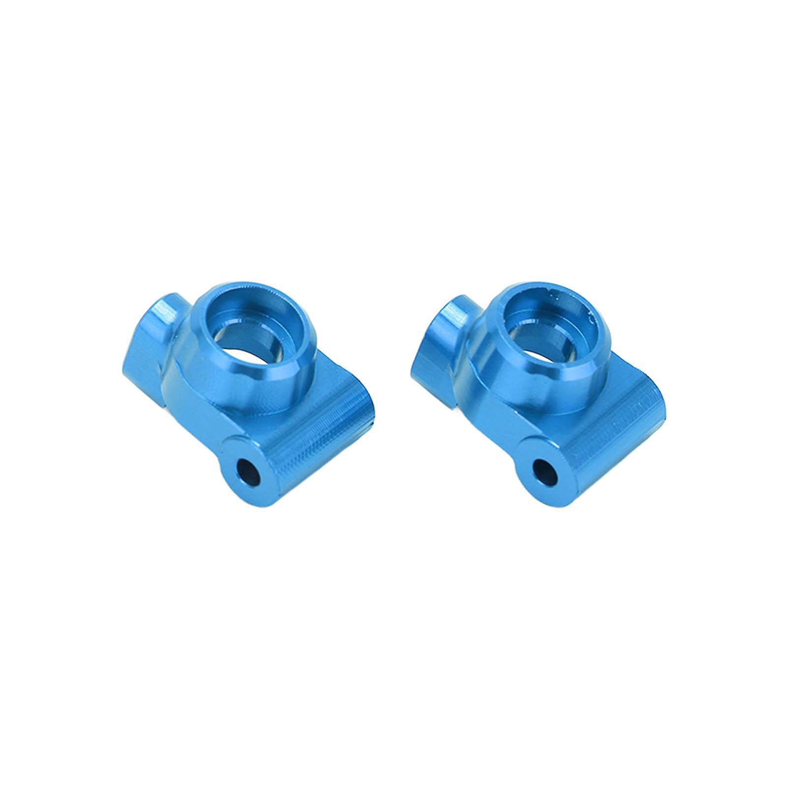 2pcs Rc Car Rear Axle Fixed Cup Seats Aluminum Alloy Steering Cup For Losi 1/18 Mini T 2.0 2wdblue