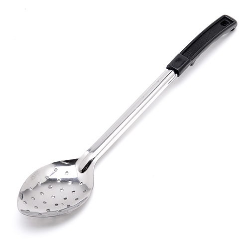 Winco BHPP-15 Buffet Serving Spoon Plastic Handled Pierced， 15