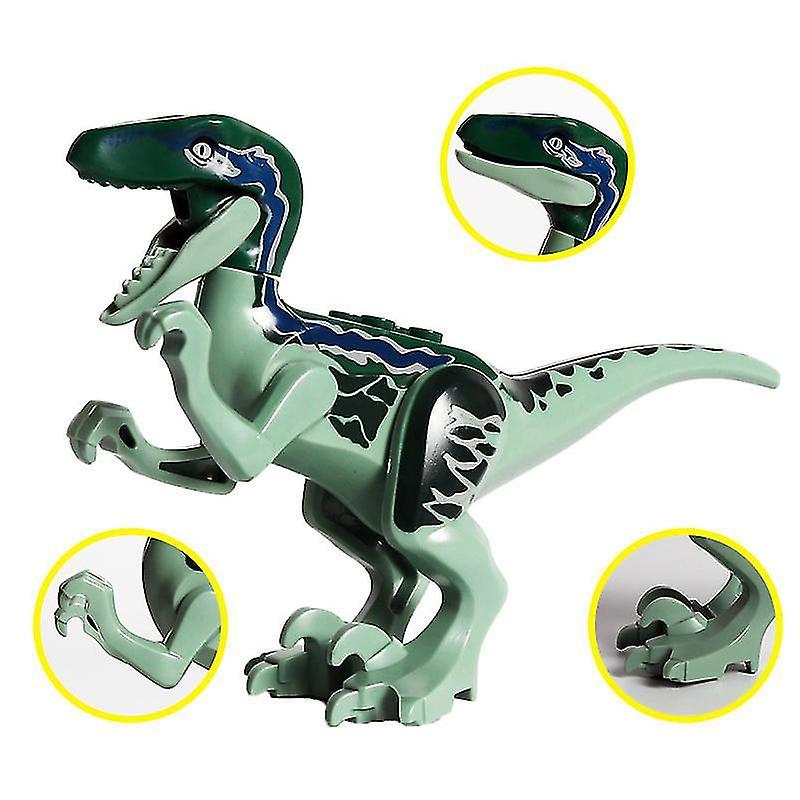 Dinos Jurassic World Dinosaur Tyrannosaurus Raptor Toy 20 Piece Set