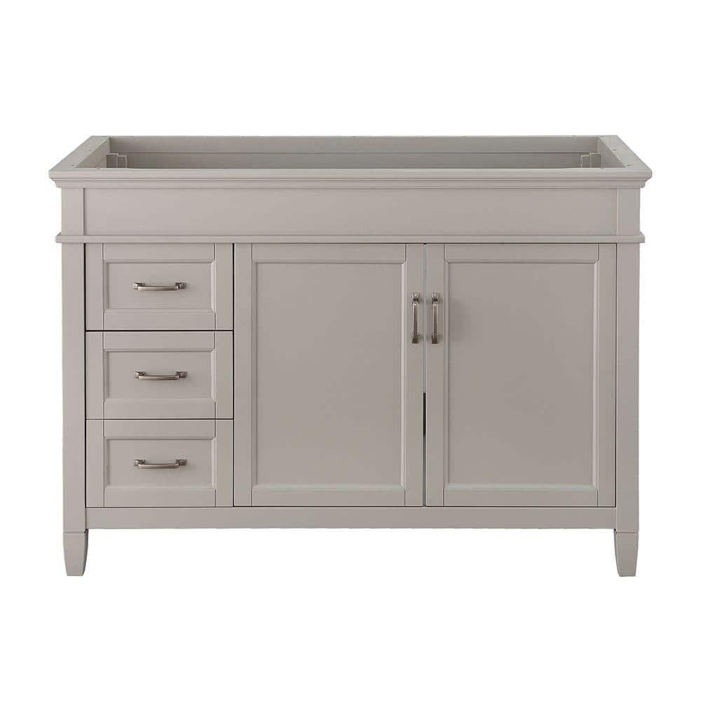 Home Decorators Collection Ashburn 48 in W x 2175 in D Vanity Cabinet in Grey