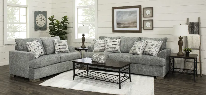 Villa Gray 7 Piece Living Room Set