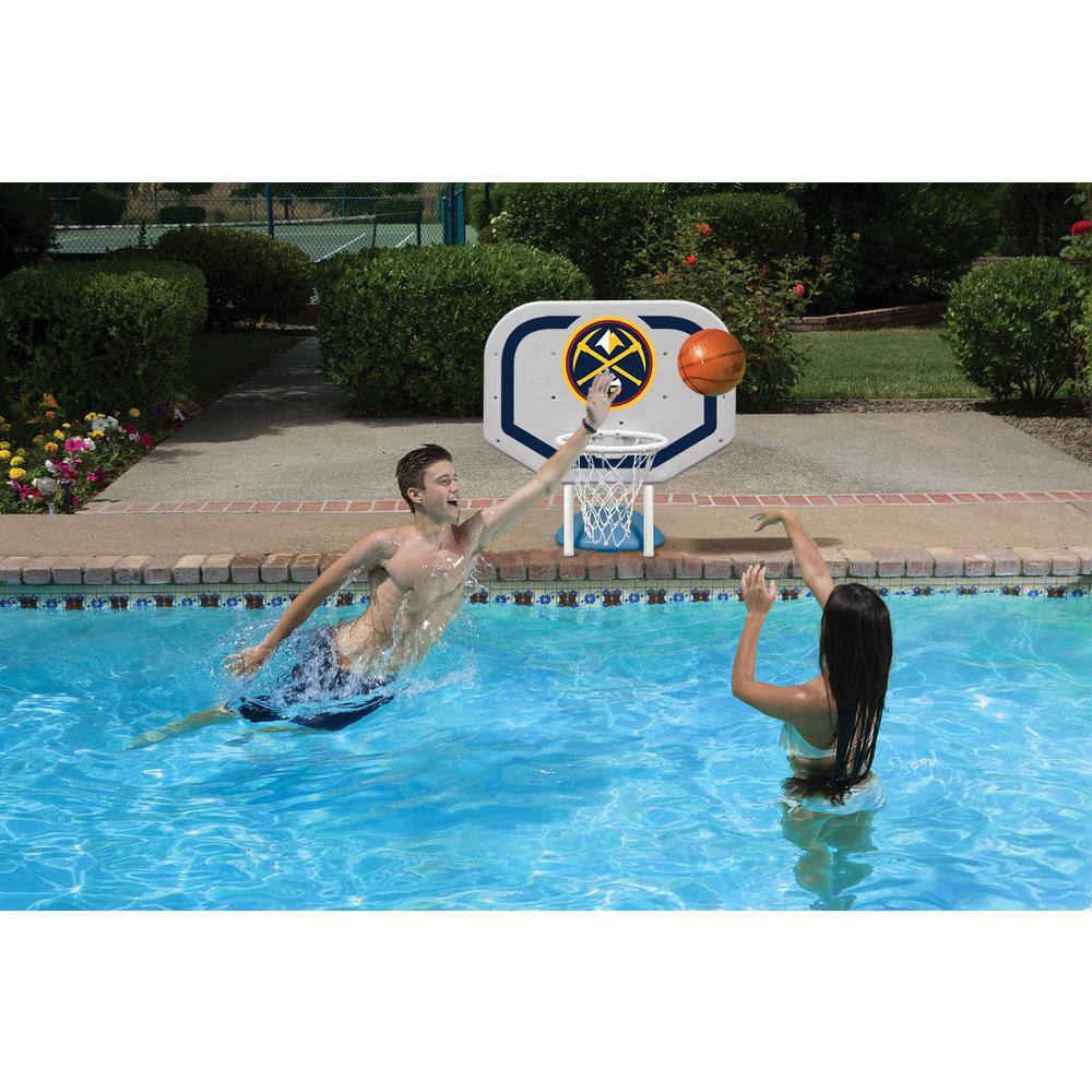 Poolmaster Denver Nuggets NBA Pro Rebounder Swimming Pool Basketball Game 72938