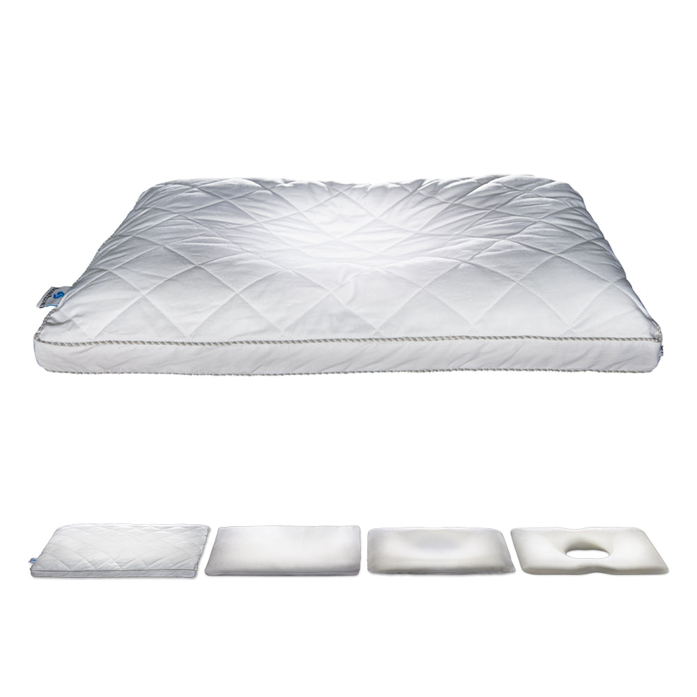 Proper Pillow The Back and Side Support Sleep, 2 Pack