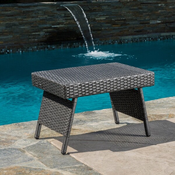 Outdoor Furniture PE Wicker Snack Table