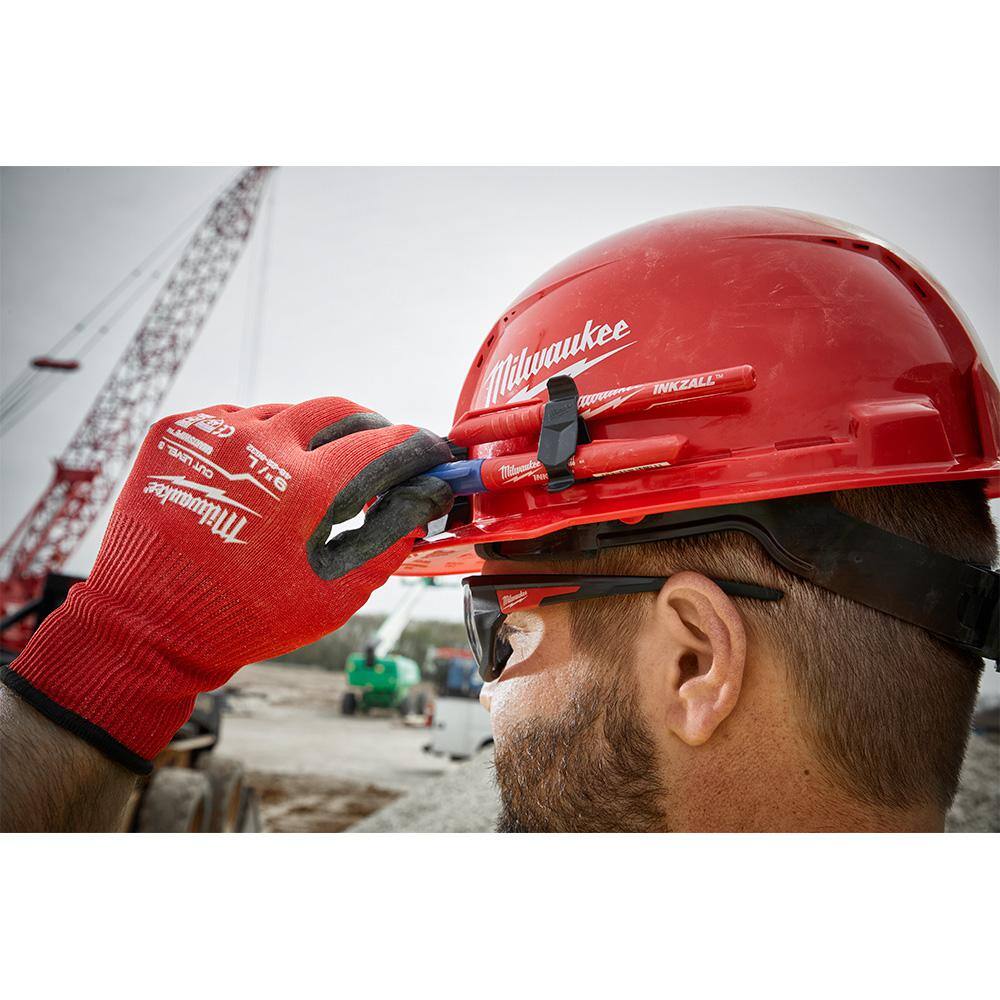 MW BOLT Red Type 1 Class C Front Brim Vented Hard Hat with 4 Point Ratcheting Suspension 48-73-1208