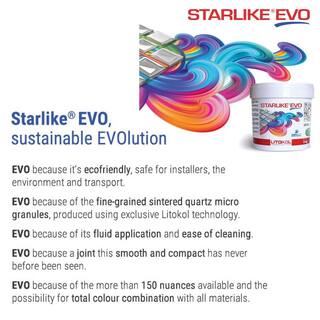 The Tile Doctor Starlike EVO Epoxy Grout 113 Neutro Base for Metallic Color 2.5 kg - 5.5 lbs. 113 2.5kg-5.5lb