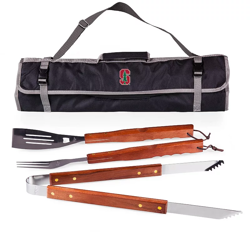 Picnic Time Stanford Cardinal BBQ Tote and Grill Set