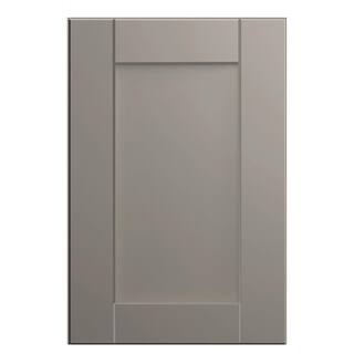 Hampton Bay Shaker Partially Assembled 36 x 34.5 x 24 in. Corner Sink Base Kitchen Cabinet in Dove Gray KCSB36-SDV